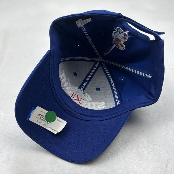 2015 KU Kansas Jayhawks Adidas Adjustable Hat Blue 11 Straight Big 12 Champs - Picture 5 of 6